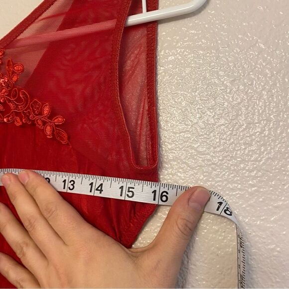 Red Dance costume 20609 We Both Know lyrical embellished MA-Medium adult - Picture 5 of 12